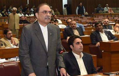 پارلیمنٹ کا  پہلا مشترکہ اجلاس  کل، صدر مملکت خطاب کریں گے 
