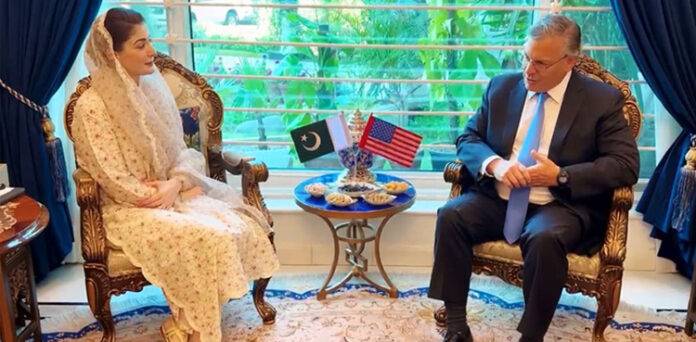 وزیراعلیٰ پنجاب کی امریکی سفیر  ڈونلڈ بلوم سے ملاقات