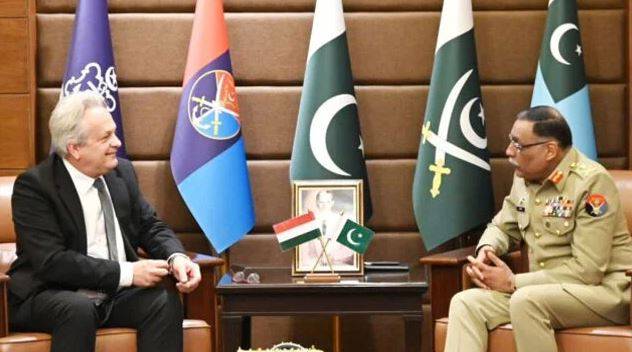 جنرل ساحر شمشاد سے ہنگری کے نائب وزیر دفاع کی اہم ملاقات