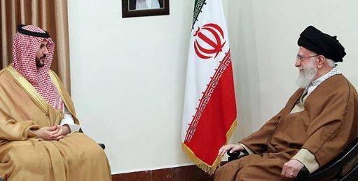سعودی وزیر دفاع کا ایران کا دورہ، آیت اللہ خامنہ ای سے ملاقات