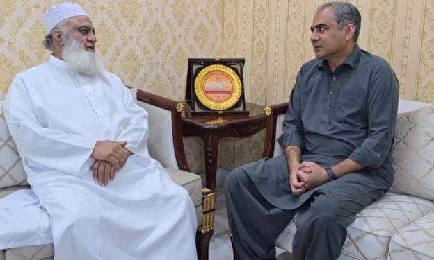 محسن نقوی کی مولانا فضل الرحمان سے ملاقات، پاک بھارت کشیدگی اور فلسطین کے مسئلےپر تبادلہ خیال
