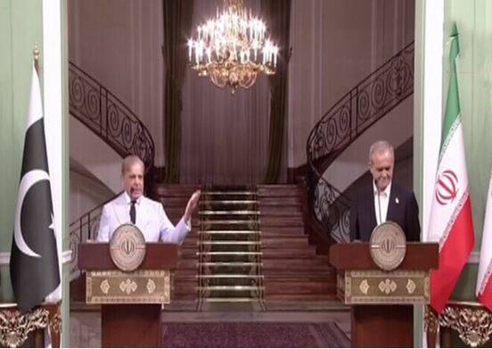 پاکستان ایران کے پُرامن ایٹمی پروگرام کی حمایت کرتا ہے، وزیراعظم شہباز شریف