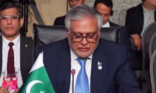 اسرائیلی جارحیت مشرقِ وسطیٰ کے امن کے لیے خطرہ بن چکی ہے، اسحٰق ڈار کا او آئی سی اجلاس میں اظہارِ خیال
