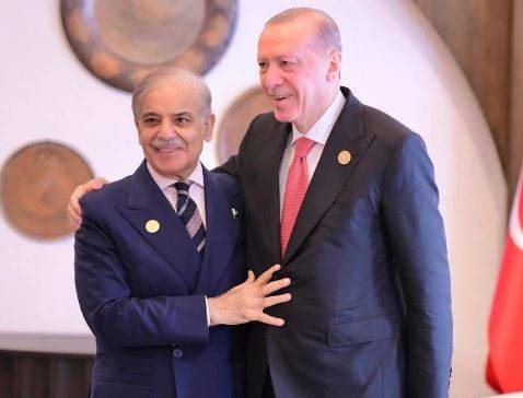 شہباز شریف اور اردوان کی ملاقات، دوطرفہ تعاون مزید بڑھانے پر اتفاق