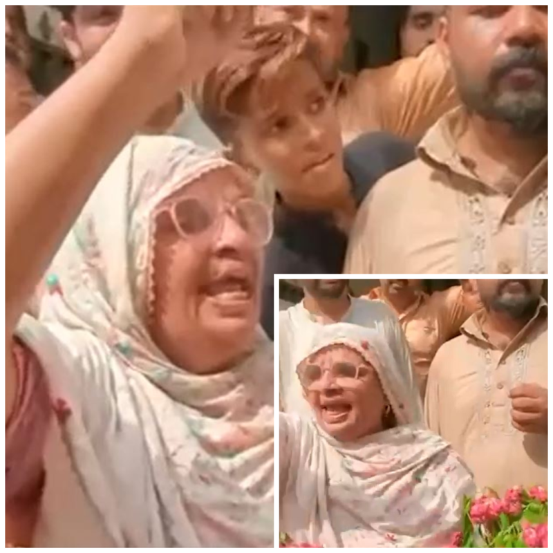 ماں کی عظمت کو سلام دو بیٹے وطن پر قربان۔۔۔ ماں نے تدفین پر گلدستے اٹھا کر 