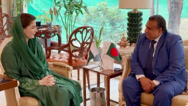 وزیراعلیٰ پنجاب مریم نواز سے بنگلہ دیشی ہائی کمشنر کی ملاقات، دو طرفہ تعاون بڑھانے پر اتفاق