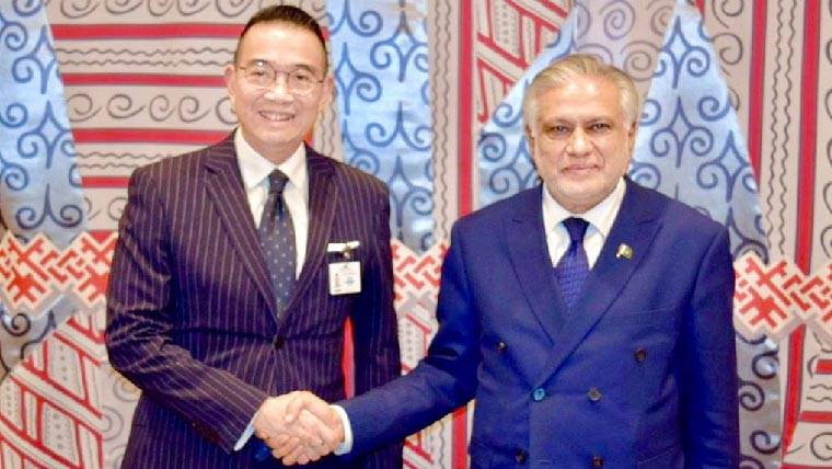 نائب وزیراعظم اسحاق ڈار کی تھائی لینڈ کے وزیر خارجہ سے ملاقات، دوطرفہ تعلقات پر تبادلہ خیال