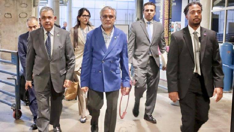 نائب وزیراعظم اسحاق ڈار امریکہ پہنچ گئے، امریکی وزیر خارجہ مارکو روبیو سے ملاقات آج متوقع