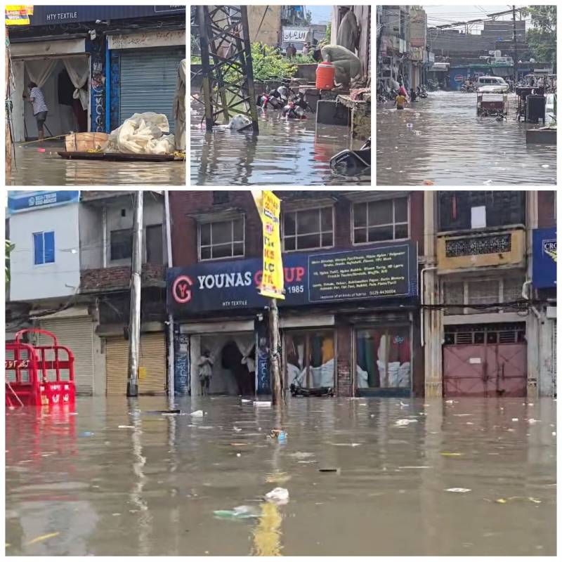 سیالکوٹ اور گردونواح میں تیز ہواؤں کے ساتھ بارش، نشیبی علاقے زیرِ آب