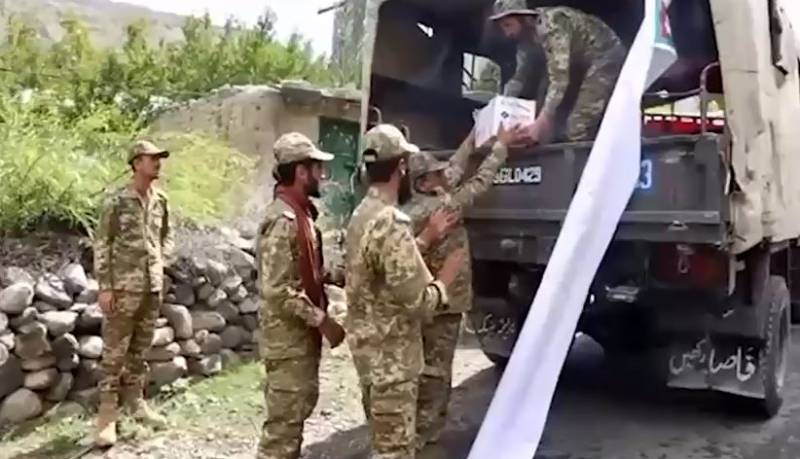 ضلع غذر میں سیلاب متاثرین کے لیے پاک فوج کی امدادی کارروائیاں جاری