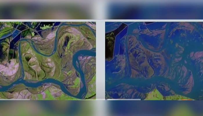 سپارکو نے سیلاب سے متاثرہ علاقوں کی سیٹلائٹ تصاویر جاری کر دیں