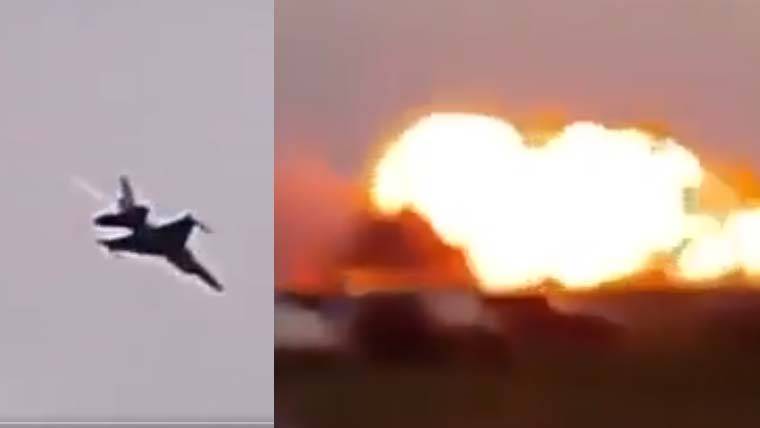 پولینڈ میں ایئر شو کی ریہرسل کے دوران F-16 طیارہ تباہ، پائلٹ جاں بحق