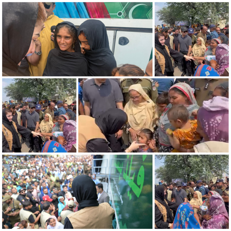 وزیراعلیٰ پنجاب مریم نواز کا جھنگ کا دورہ، سیلاب متاثرین سے ہمدردی کا اظہار