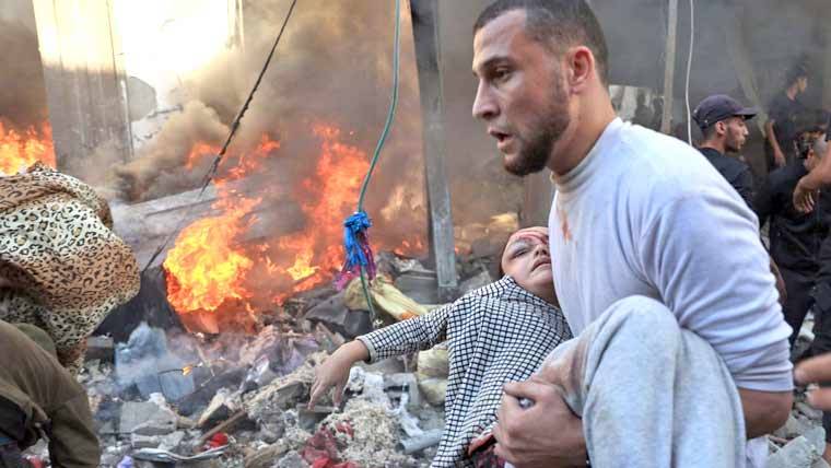قابض اسرائیل کی غزہ پر بربریت جاری، 24 گھنٹوں میں 98 فلسطینی شہید