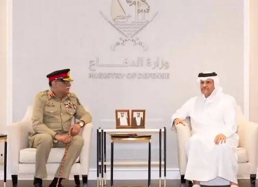 جنرل ساحر شمشاد مرزا کا دورہ قطر، دفاعی تعاون اور علاقائی امن پر گفتگو