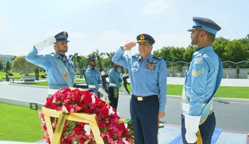 مادرِ وطن کی سرحدوں کے دفاع کے لیے پاک فضائیہ ہر وقت تیار ہے ، قوم کو اپنے شہداء کی قربانیوں پر فخر ہے، ایئر چیف مارشل