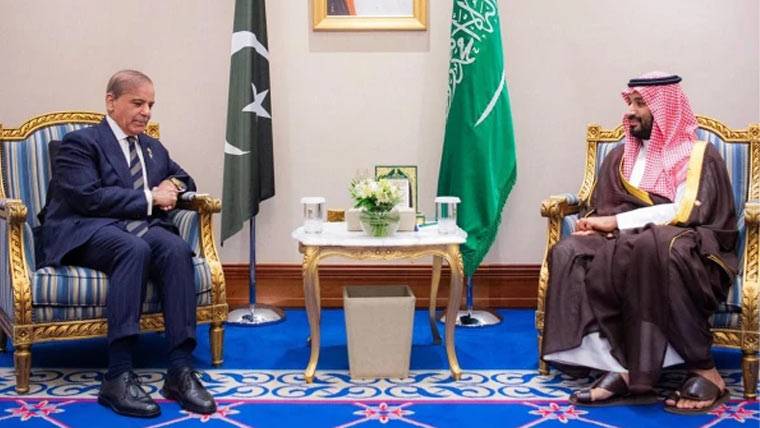 وزیراعظم شہباز شریف کا ولی عہد سعودی عرب شہزادہ محمد بن سلمان کے شاندار استقبال پر اظہار تشکر