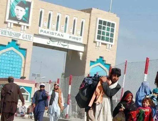 چمن بارڈر سے افغان پناہ گزینوں کی واپسی دوبارہ شروع