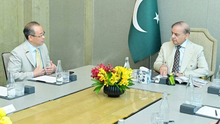 وزیراعظم شہباز شریف سے ملائیشین بزنس گروپ گوبی پارٹنرز کے وفد کی ملاقات