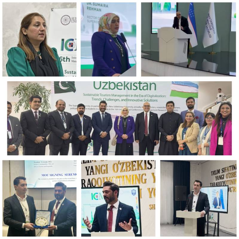 سپیریئر یونیورسٹی کے زیراہتمام 16ویں انٹرنیشنل مینجمنٹ ریسرچ کانفرنس کا ازبکستان میں شاندار آغاز