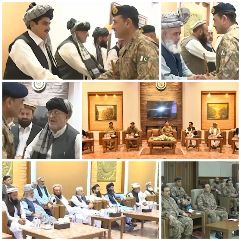 پشاور گرینڈ جِرگہ: فیلڈ مارشل عاصم منیر کی قیادت میں صوبے کے امن پر زور