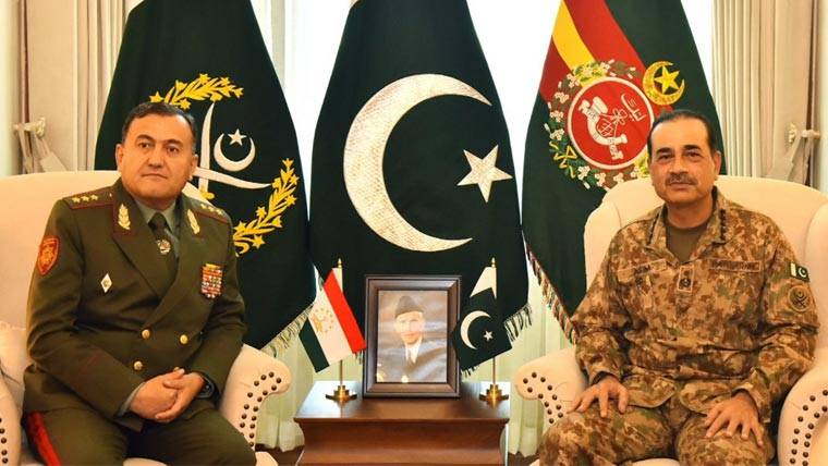 تاجک وزیر دفاع کی فیلڈ مارشل سے ملاقات، پاکستان اور تاجکستان کے درمیان دفاعی تعاون بڑھانے پر اتفاق