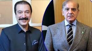  شہباز شریف کی آزاد کشمیر کے نومنتخب وزیراعظم راجہ فیصل ممتاز راٹھور کو مبارکباد 
