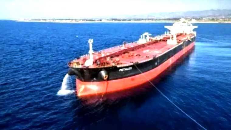 سعودیہ کا آئل ٹینکر 90 ہزار ٹن خام تیل لے کر شام پہنچ گیا