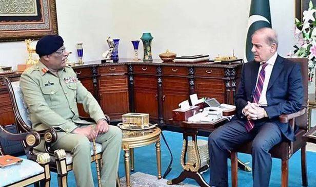 چیئرمین جوائنٹ چیفس آف سٹاف جنرل ساحر شمشاد مرزا کی وزیراعظم سے الوداعی ملاقات