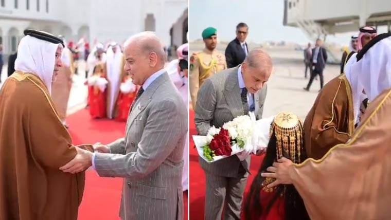 وزیراعظم شہباز شریف بحرین کے دو روزہ سرکاری دورے پر منامہ پہنچ گئے