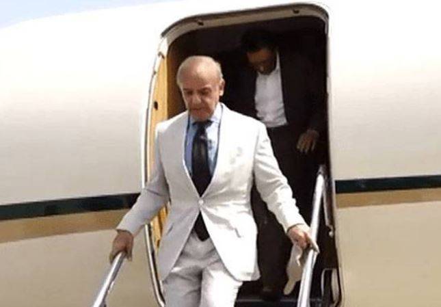 وزیراعظم شہباز شریف چار روزہ غیر ملکی دورے کے بعد وطن واپس پہنچ گئے
