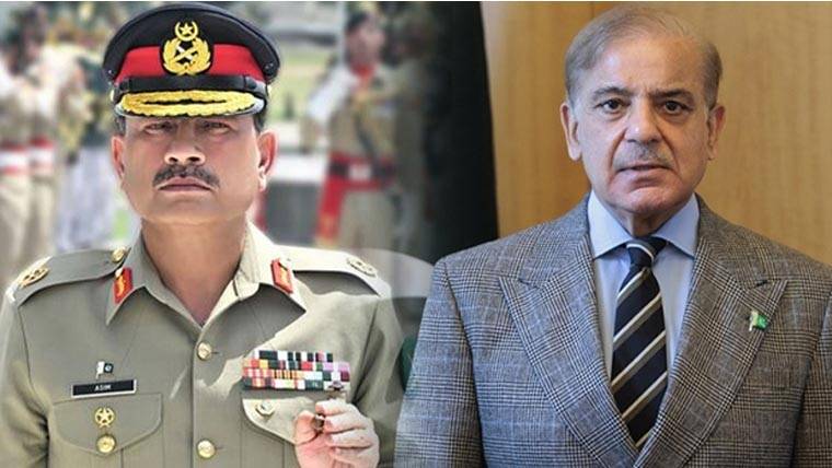 وزیراعظم شہباز شریف کی فیلڈ مارشل سید عاصم منیر کو چیف آف ڈیفنس فورسز تعینات ہونے پر مبارکباد