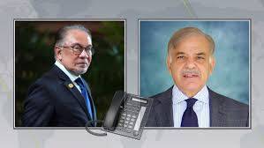 وزیراعظم شہباز شریف کا ملائیشین ہم منصب سے ٹیلیفونک رابطہ، قدرتی آفات کے باعث ہلاکتوں پر یکجہتی کا اظہار