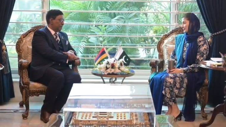 وزیراعلیٰ پنجاب مریم نواز کی ماریشس کے ہائی کمشنر سے ملاقات، مختلف شعبوں میں تعاون بڑھانے پر اتفاق