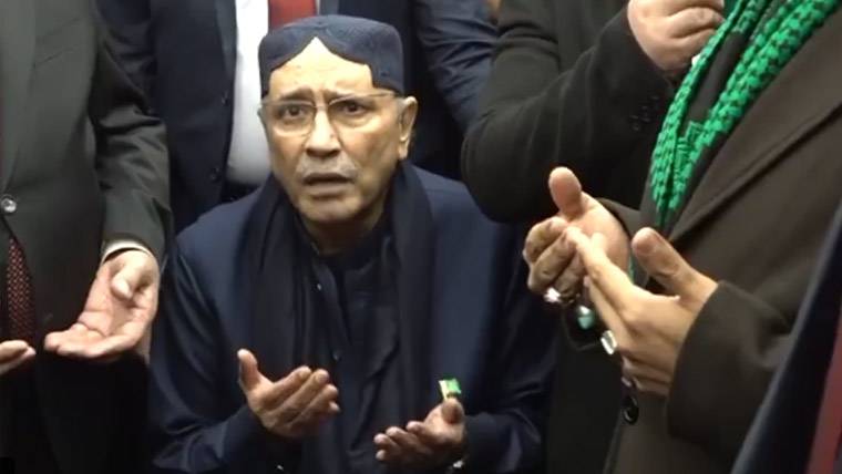 صدرِ مملکت آصف علی زرداری کی بغداد میں زیاراتِ مقدسہ پر حاضری، امتِ مسلمہ کے لیے دعائیں