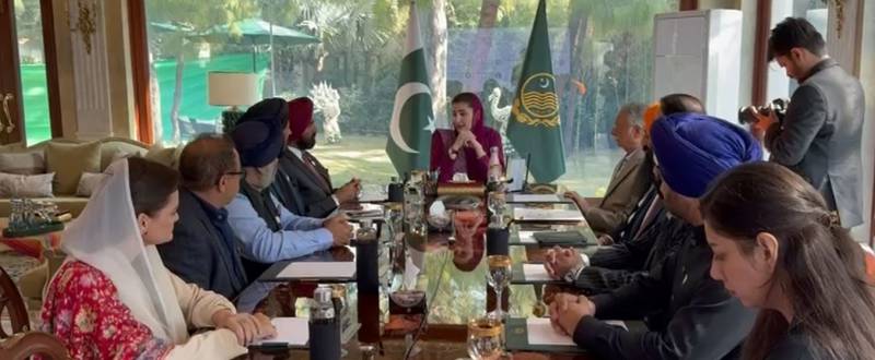 امریکن سکھ وفد کی وزیر اعلیٰ پنجاب سے ملاقات، پنجابی میں گفتگو، خیرسگالی کا پیغام 