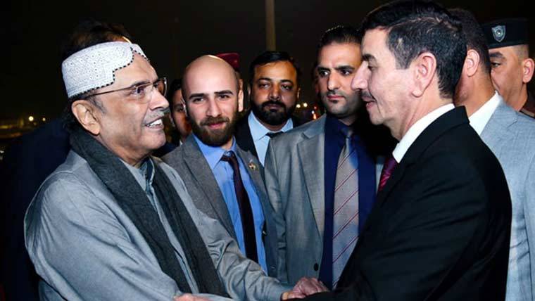 صدر آصف علی زرداری عراق کا سرکاری دورہ مکمل کرکے وطن واپس پہنچ گئے