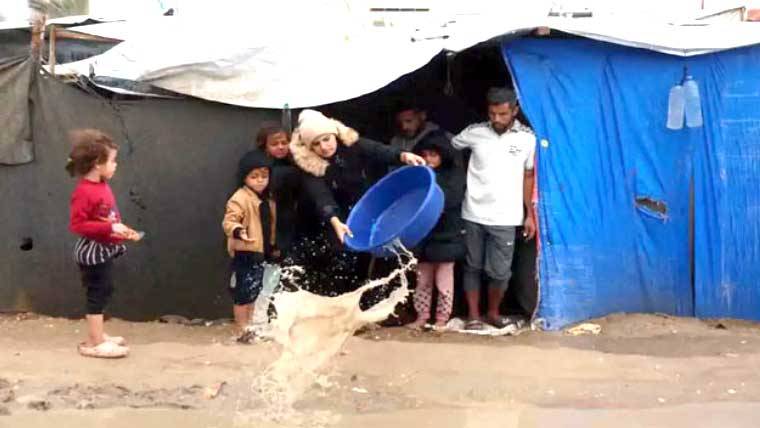 غزہ میں انسانی بحران مزید سنگین، بارشوں نے حالات کو مزید خراب کر دیا