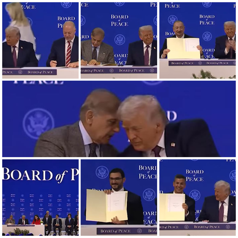 ڈیووس میں عالمی امن اقدام: پاکستان سمیت 20 ممالک نے غزہ بورڈ آف پیس پر دستخط کردیے