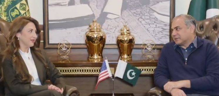 محسن نقوی کی امریکی سفیر سے ملاقات، پاکستان اور امریکہ کا جعلی ویزا نیٹ ورک کے خلاف مشترکہ کارروائی پر اتفاق