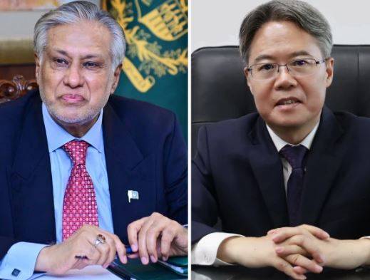 نائب وزیراعظم اسحاق ڈار کی چینی سفیر سے اہم ملاقات، دوطرفہ تعلقات پر تبادلہ خیال