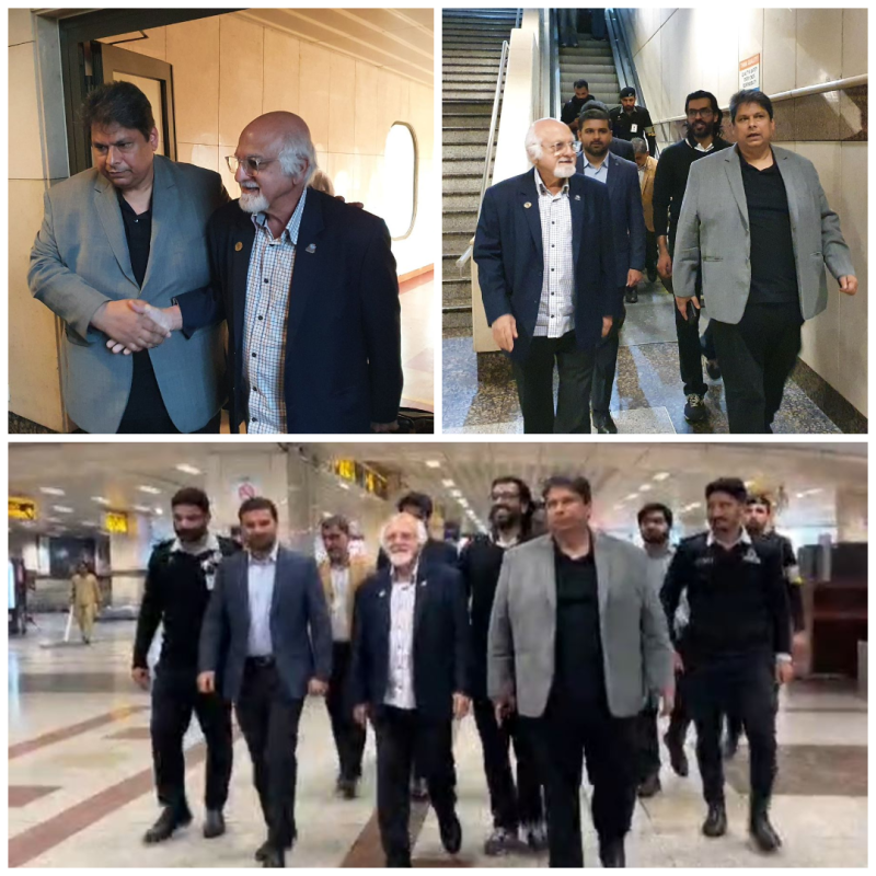 ٹی ٹوئنٹی ورلڈ کپ: بھارت کے بائیکاٹ کا معاملہ، آئی سی سی کا وفد پاکستان پہنچ گیا