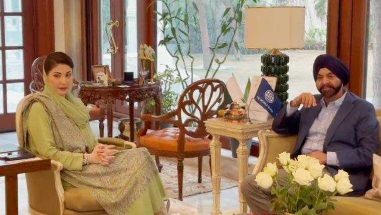 وزیراعلیٰ پنجاب مریم نواز کی عالمی بینک کے صدر اجے بنگا کی قیادت میں وفد سے ملاقات