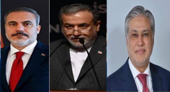 نائب وزیر اعظم اسحاق ڈار کی ترکیہ اور ایران کے وزرائے خارجہ سے ٹیلیفونک گفتگو