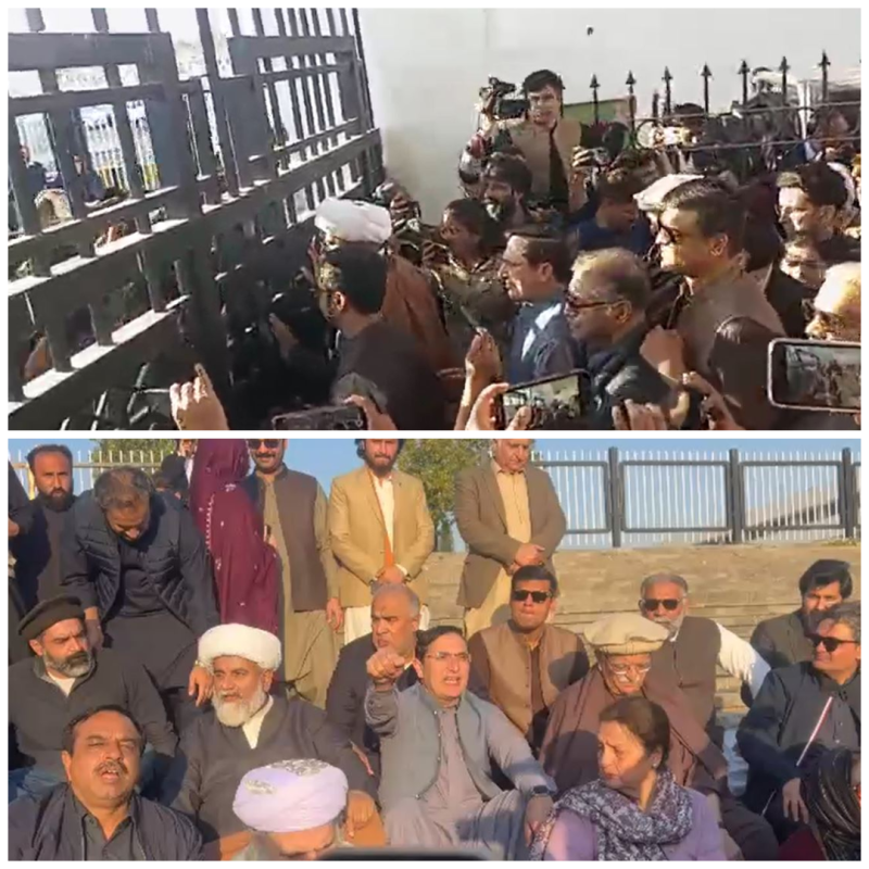  پی ٹی آئی احتجاج کے پیشِ نظر پارلیمنٹ ہاؤس 'نو گو ایریا' بن گیا