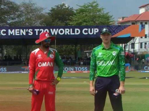 ٹی 20 ورلڈ کپ 2026: عمان کا آئرلینڈ کے خلاف ٹاس جیت کر پہلے بولنگ کا فیصلہ