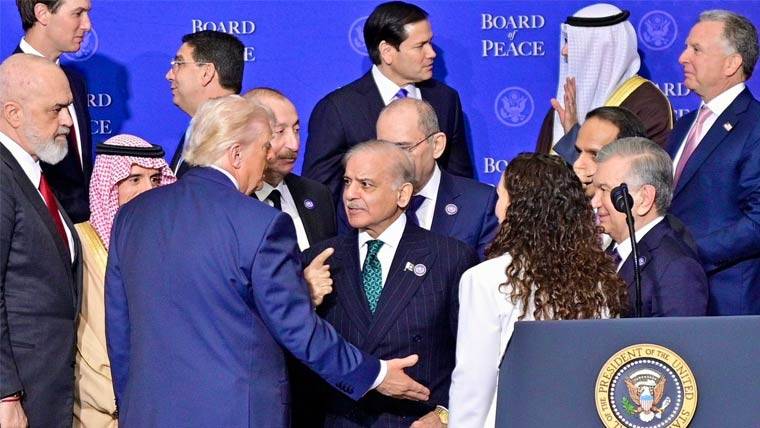 غزہ بورڈ آف پیس اجلاس : وزیراعظم شہباز شریف کی واشنگٹن میں عالمی رہنماؤں سے غیر رسمی ملاقاتیں