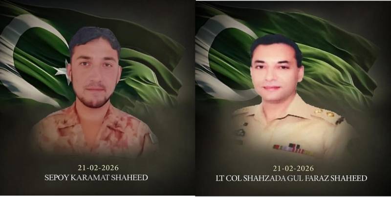 بنوں میں فتنہ الخوارج کا خودکش وار ناکام:  لیفٹیننٹ کرنل شہزادہ گل فراز اور سپاہی کرامت شاہ وطن پر قربان،5 دہشت گرد ہلاک