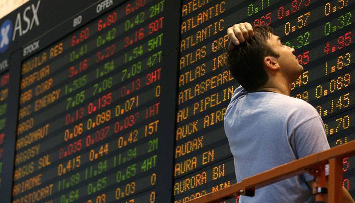 پاکستان سٹاک مارکیٹ میں کاروبار کا منٖفی زون میں آغاز 