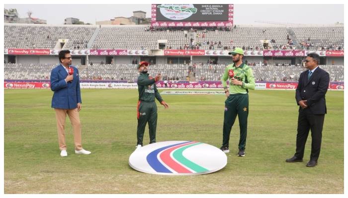 دوسرا ون ڈے :بنگلادیش کا ٹاس جیت کر پاکستان کے خلاف فیلڈنگ کا فیصلہ